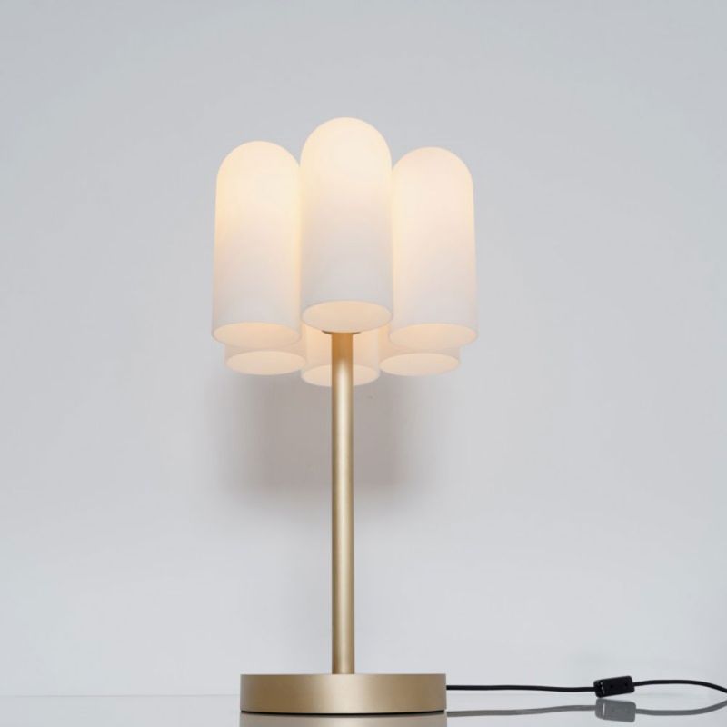 Schwung Odyssey 6 Burnished Brass Table Lamp